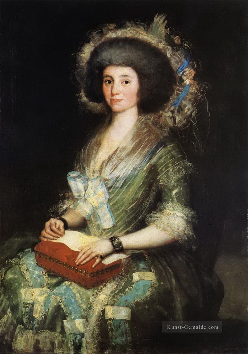 Frau von Juan Agustin Cean Bermudez Francisco de Goya Ölgemälde